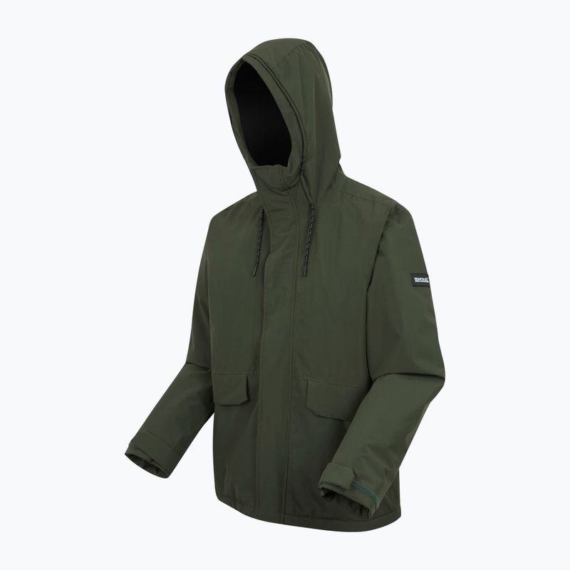 Giacca impermeabile da uomo REGATTA Sterlings dark khaki/black 11