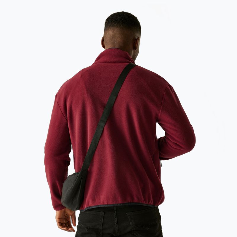 Pile uomo REGATTA Frankie Full Zip dark maroon 3