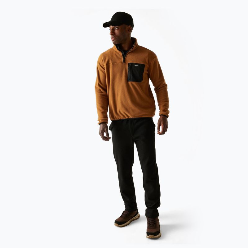 Pile da uomo REGATTA Frankie Half Zip brown 2