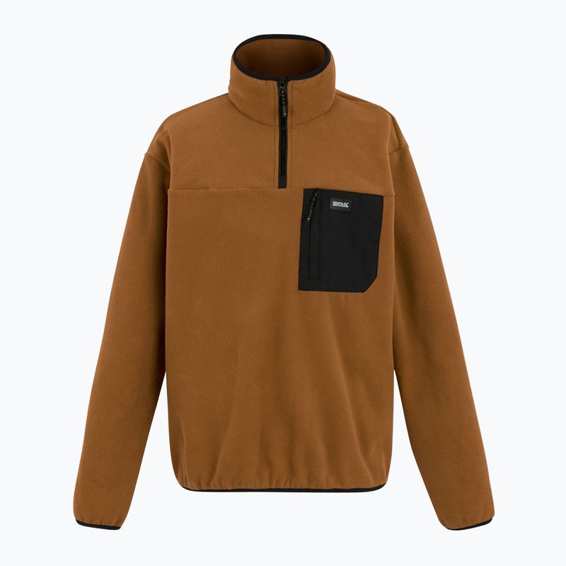 Pile da uomo REGATTA Frankie Half Zip brown 5