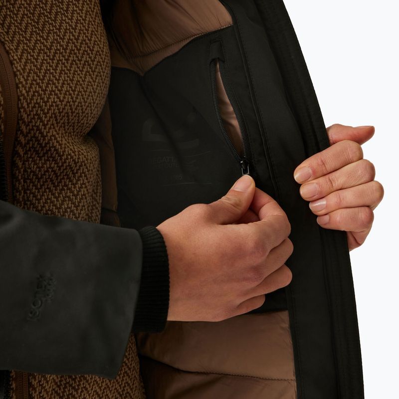 Giacca impermeabile da donna REGATTA brown black/mocha 9