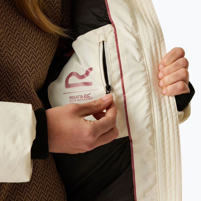 Cappotto imbottito da donna REGATTA Ujeane stone white/black 9