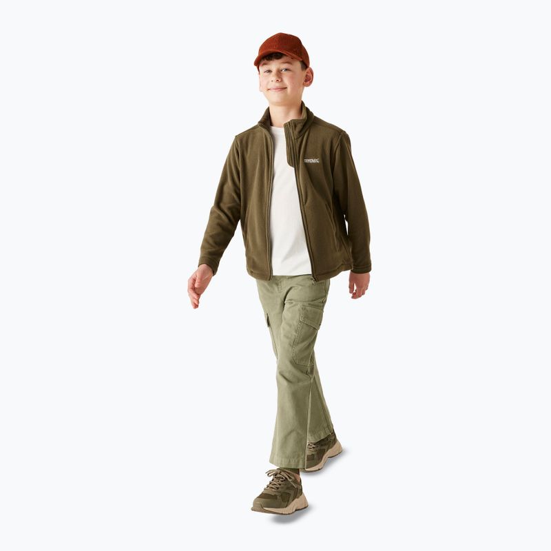 Pile felpato bambino Regatta King II olive night 5