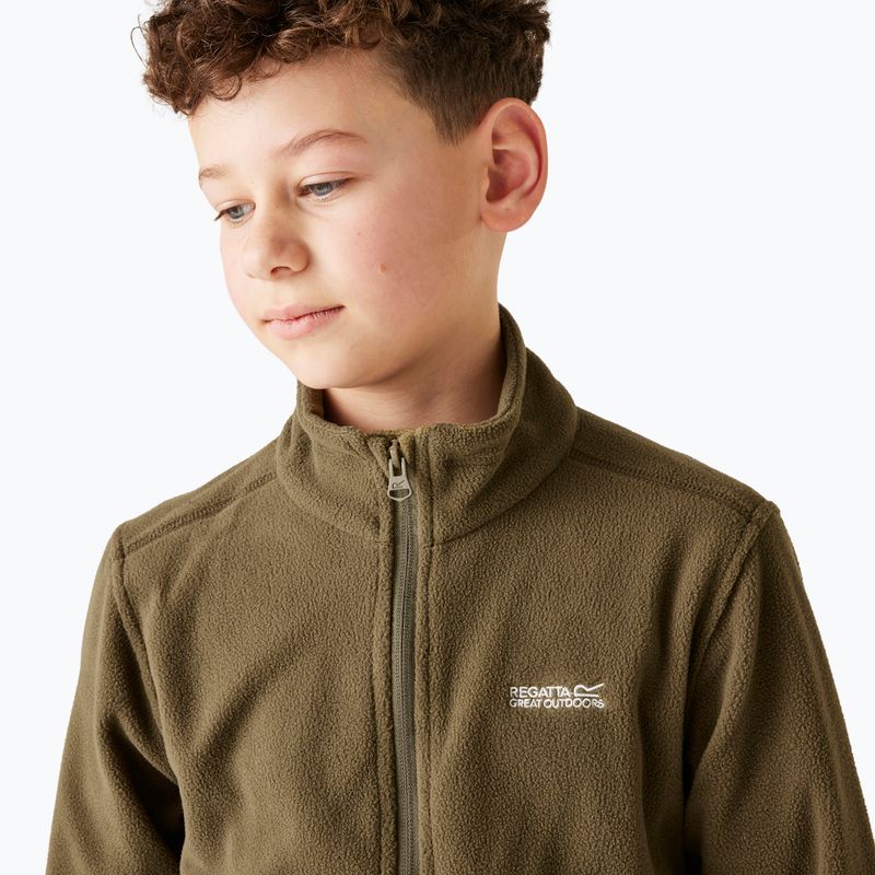 Pile felpato bambino Regatta King II olive night 8