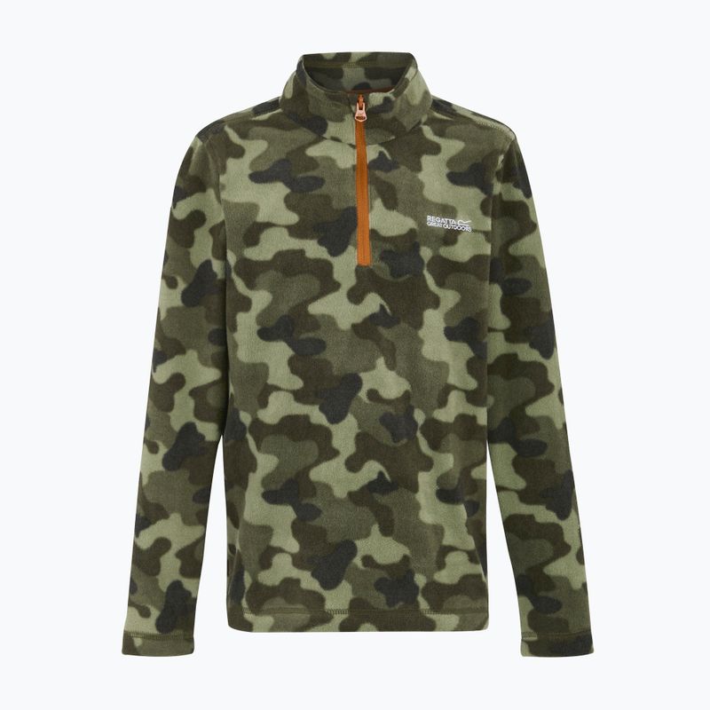 Giacca in pile da bambino REGATTA Hot Shot II Olive Night Camo Print 5