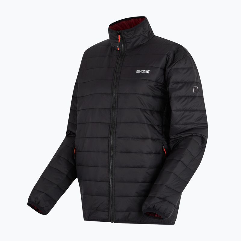 Giacca 3 in 1 da uomo REGATTA Wentwood dark maroon/black 14