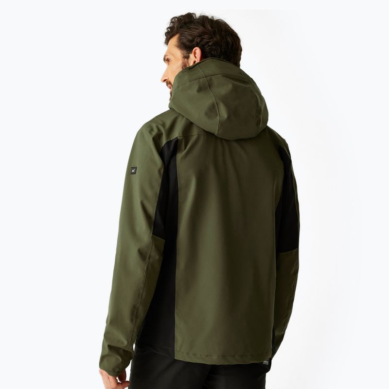 Giacca softshell uomo REGATTA Birchdale II olive night/black 3