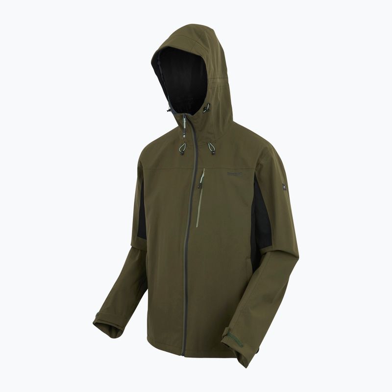 Giacca softshell uomo REGATTA Birchdale II olive night/black 12