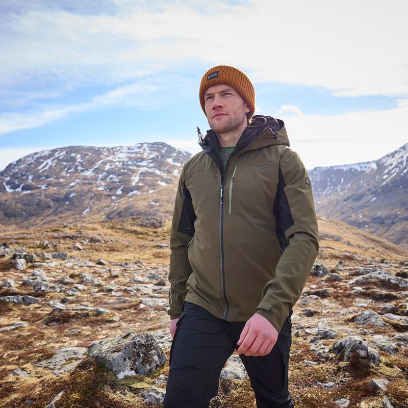 Giacca softshell uomo REGATTA Birchdale II olive night/black 13