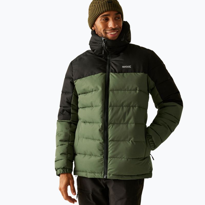 Giacca imbottita da uomo REGATTA Aldthron olive night/black
