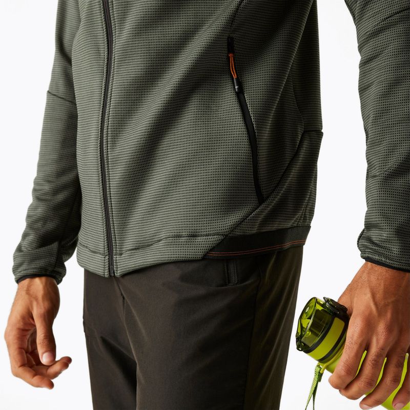 Felpa da uomo REGATTA Everet olive night 5