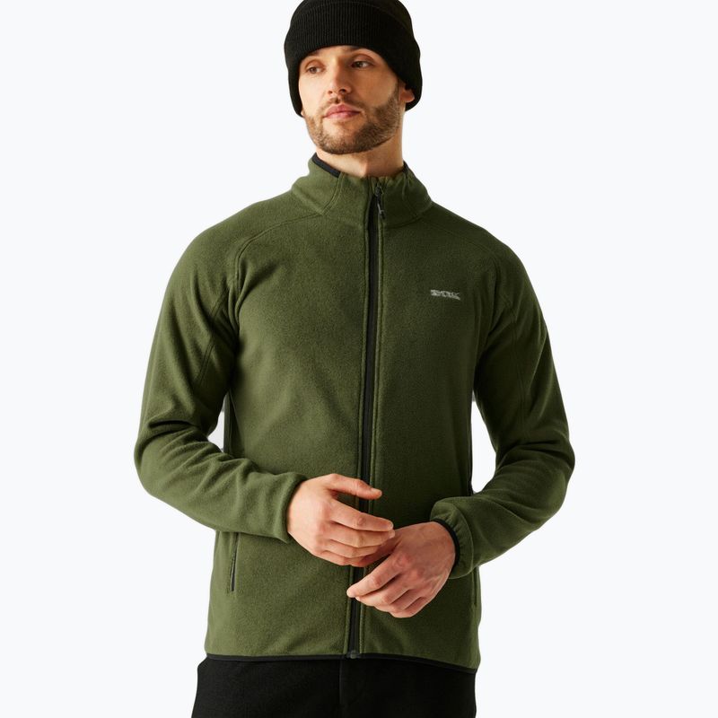 Felpa in pile da uomo REGATTA Hadfield olive night