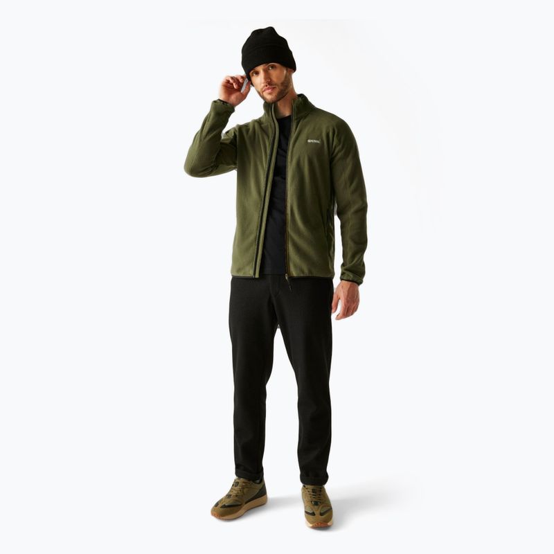 Felpa in pile da uomo REGATTA Hadfield olive night 2