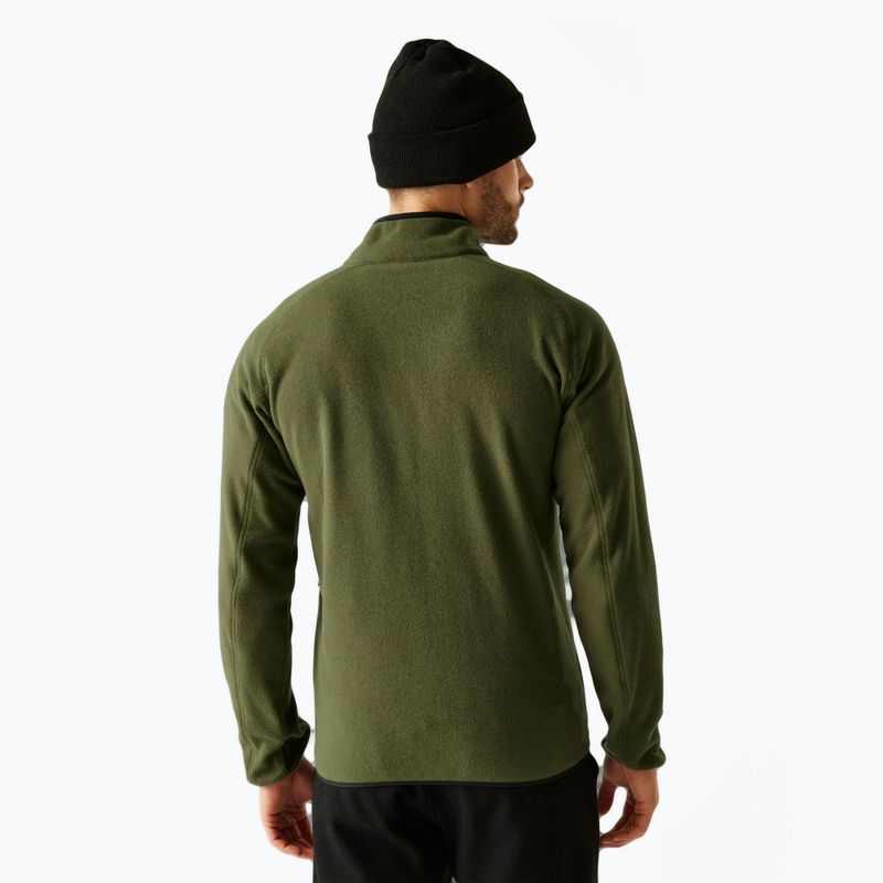 Felpa in pile da uomo REGATTA Hadfield olive night 3