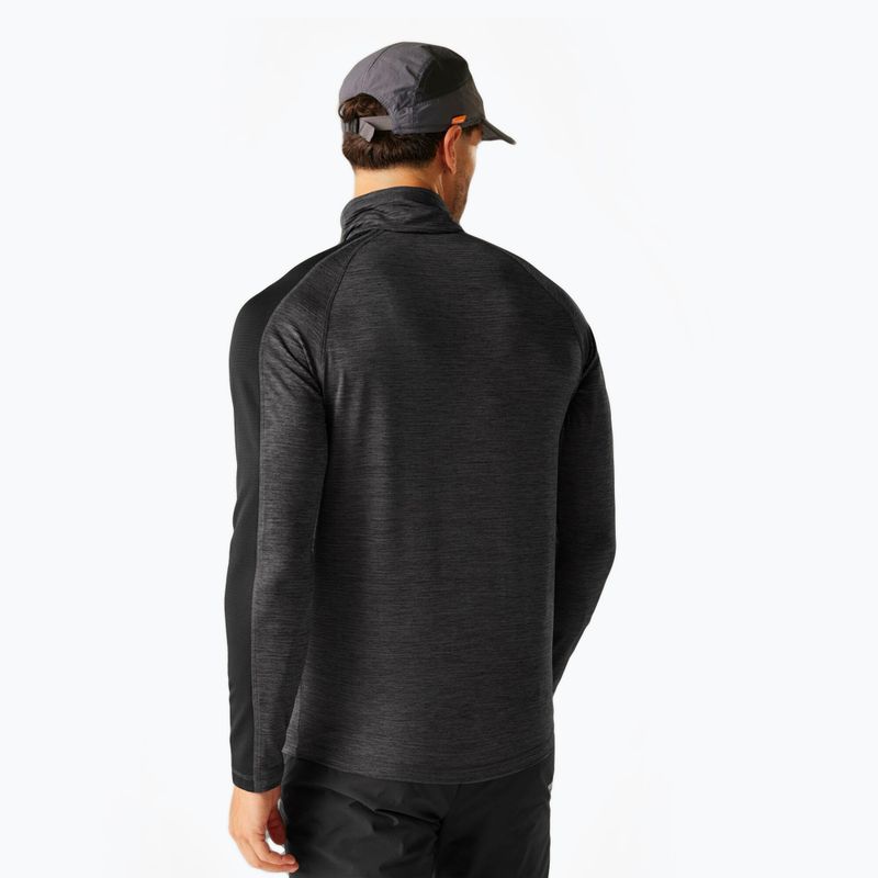 Felpa uomo REGATTA Hepley ash/black 3