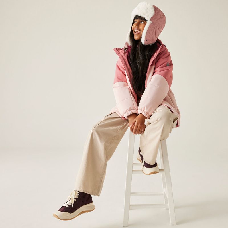 Giacca imbottita per bambini REGATTA Lofthouse dusty rose/lotus pink 9