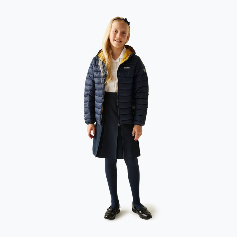 Giacca per bambini REGATTA Hooded Marizion navy/gold flake 5