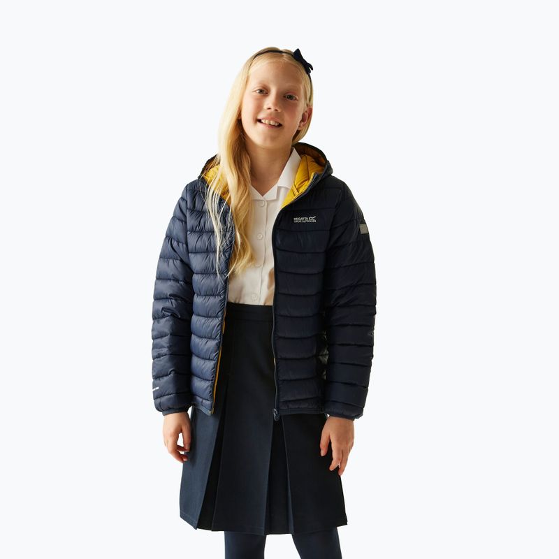 Giacca per bambini REGATTA Hooded Marizion navy/gold flake 7