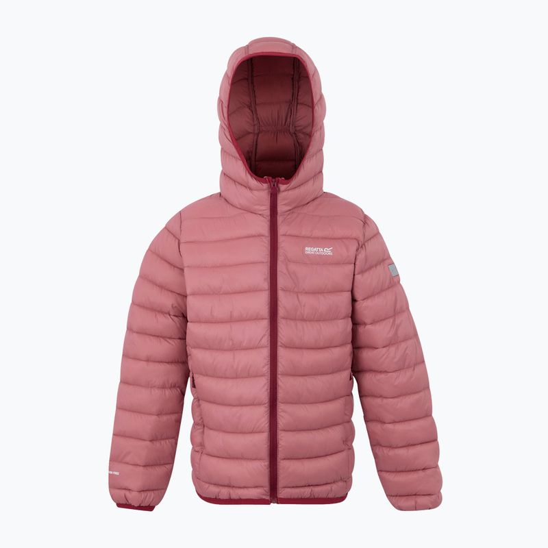 Giacca per bambini REGATTA Hooded Marizion dusty rose/dark pimento