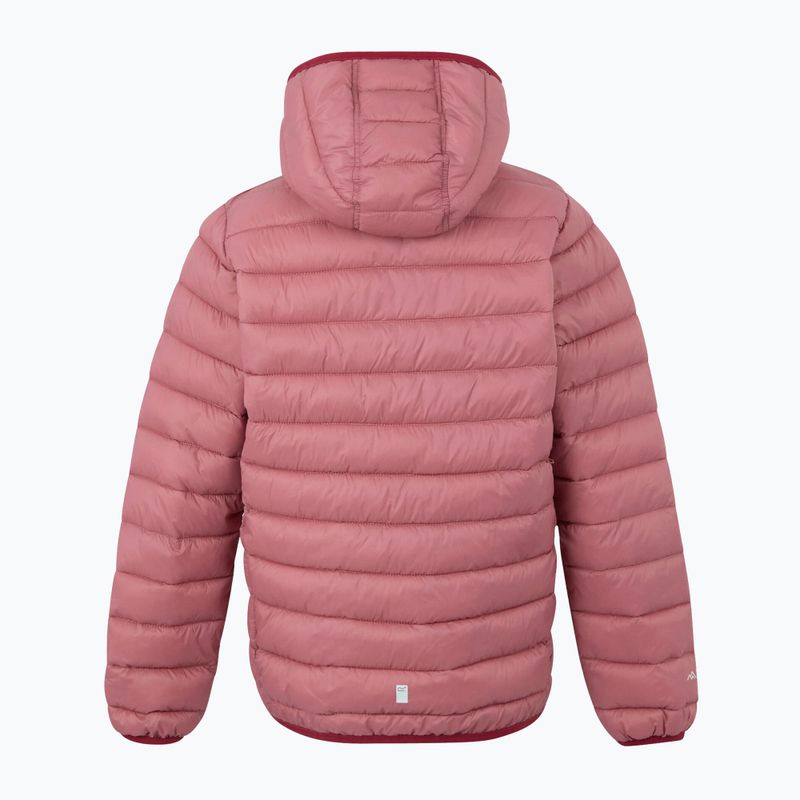 Giacca per bambini REGATTA Hooded Marizion dusty rose/dark pimento 2