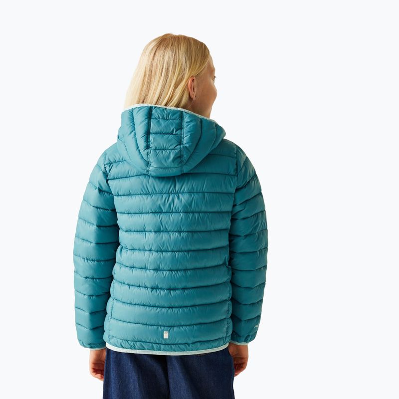 Giacca per bambini REGATTA Hooded Marizion storm blue/nordic blue 6