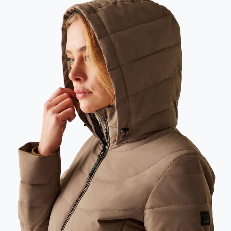 Cappotto imbottito da donna REGATTA Andria mocha/perfectly pale 4