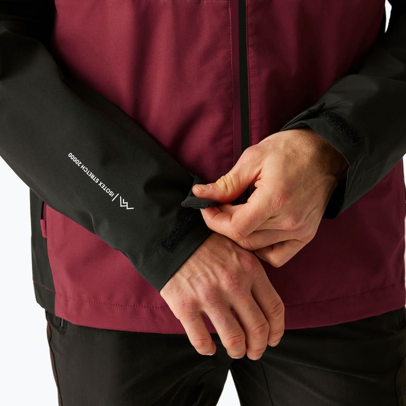 Giacca 3-in-1 da uomo REGATTA Sacramento dark maroon/black 7
