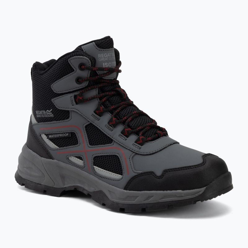 Scarpe da trekking uomo REGATTA Vendeavour granite/rio red