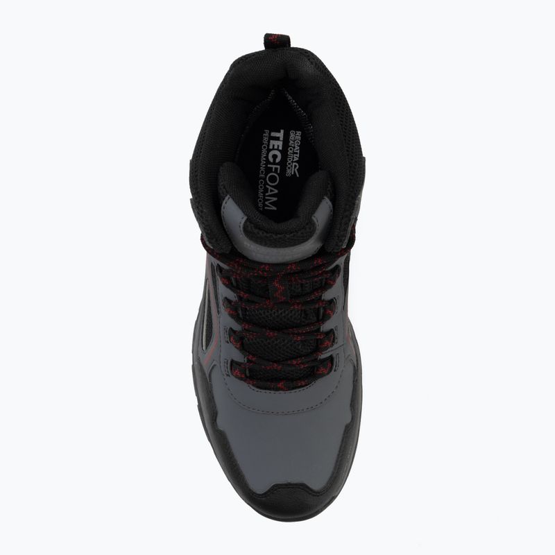 Scarpe da trekking uomo REGATTA Vendeavour granite/rio red 5