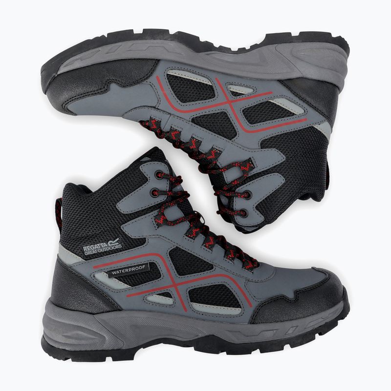 Scarpe da trekking uomo REGATTA Vendeavour granite/rio red 2