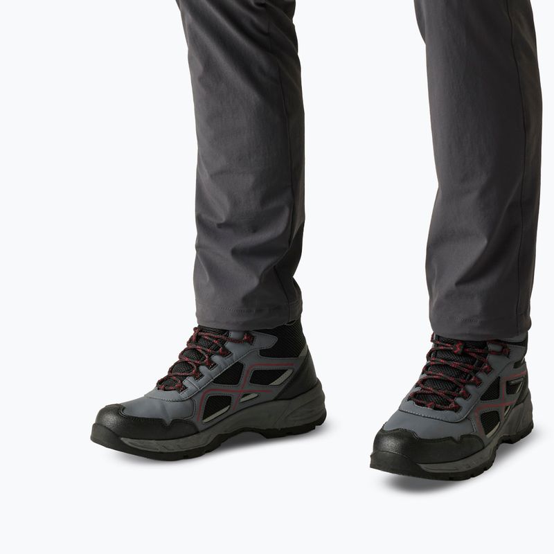 Scarpe da trekking uomo REGATTA Vendeavour granite/rio red 5