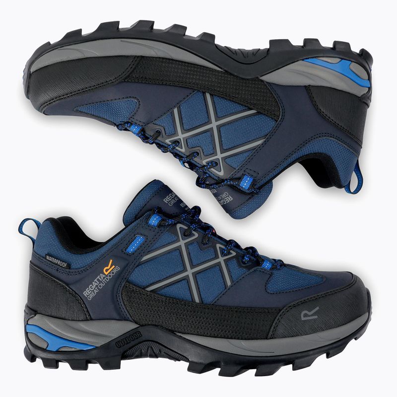 Scarpe da trekking uomo REGATTA Samaris III Low navy/snorkel blue 5