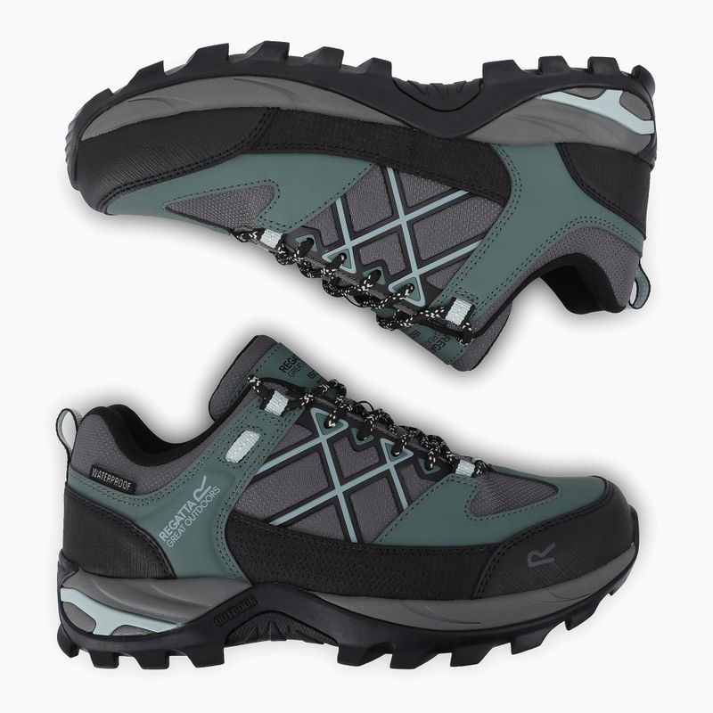 Scarpe da trekking da donna REGATTA Samaris III Low spruce green/granite 5