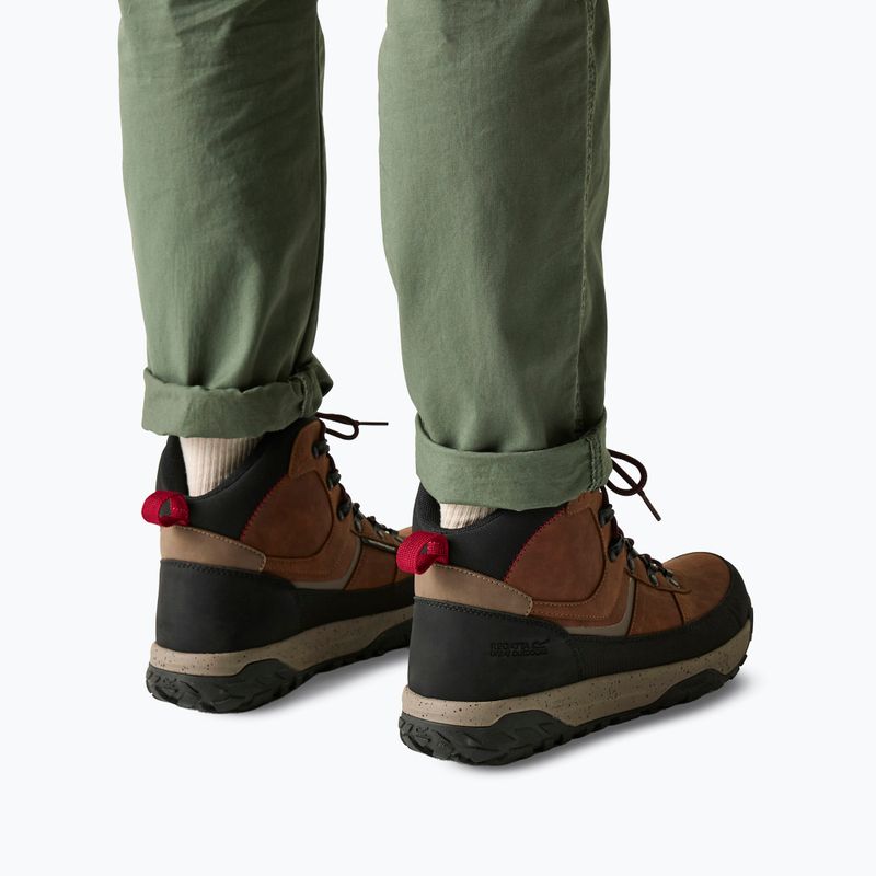 Scarpe da trekking uomo REGATTA Renford brown/rio red 6