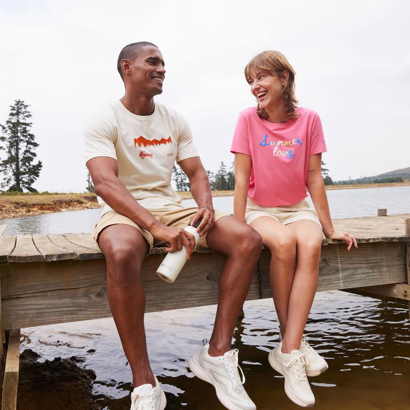 Maglietta da uomo Regatta ClineIX white stone wilderness 10