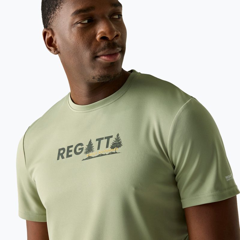 Maglietta da trekking da uomo REGATTA Fingal light sage 4