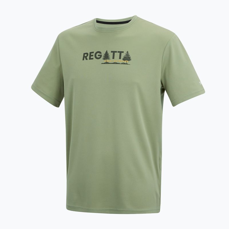 Maglietta da trekking da uomo REGATTA Fingal light sage 7