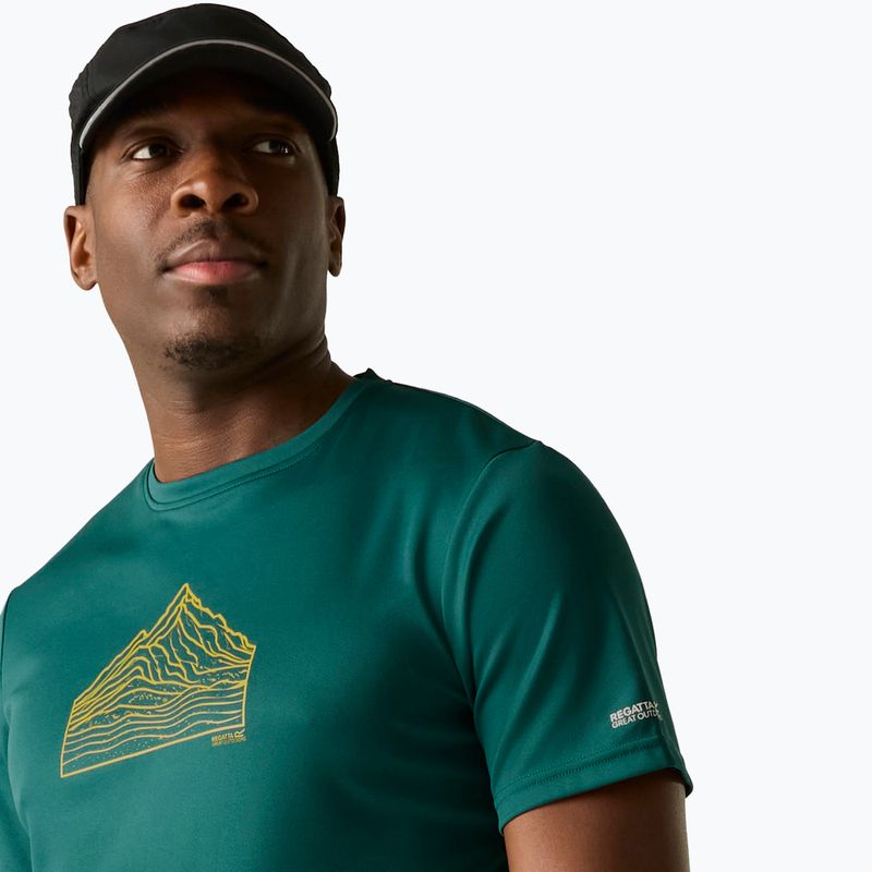 Maglietta da trekking da uomo REGATTA Fingal mediterranea 4