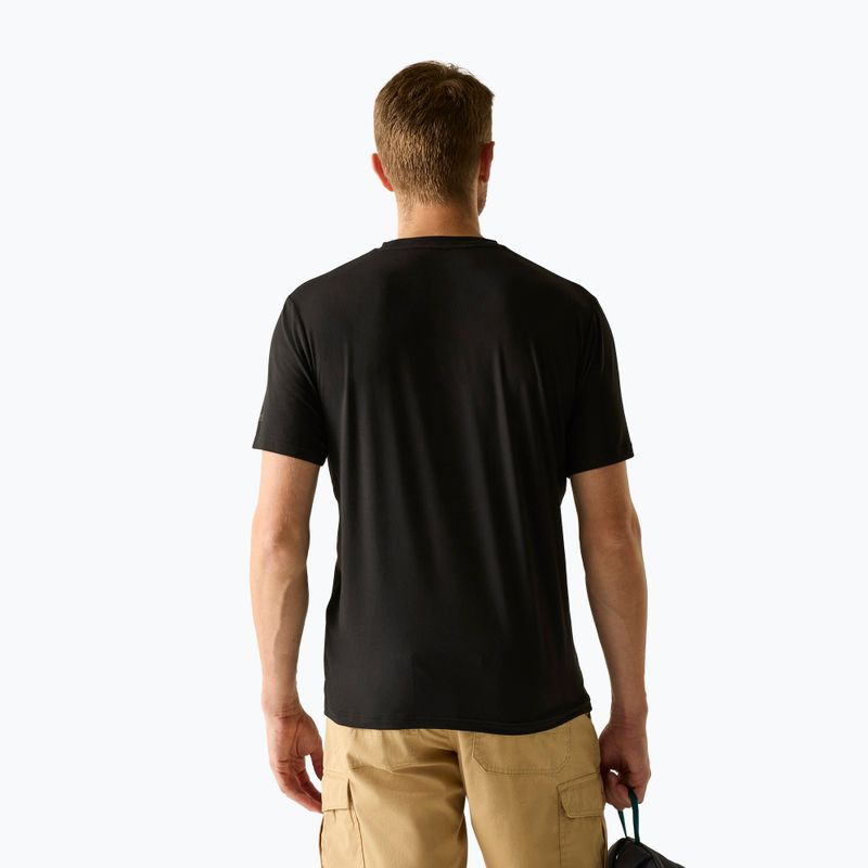 Maglietta da trekking da uomo REGATTA Fingal Stretch black 3