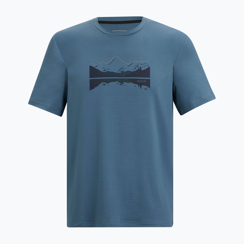 Maglietta da trekking da uomo REGATTA Fingal Stretch china blue 5