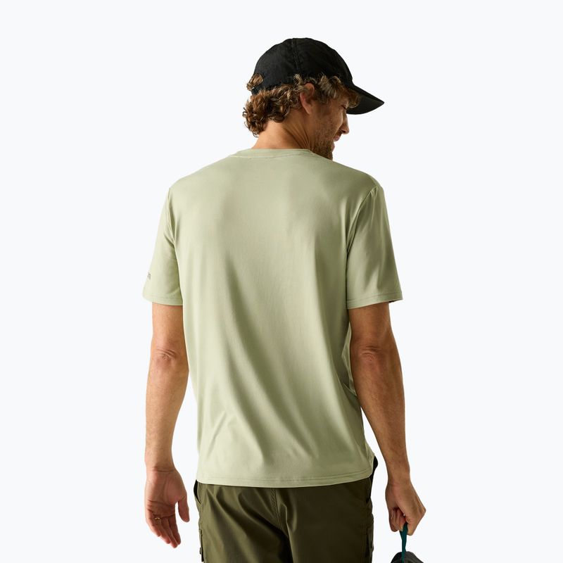 Maglietta da trekking da uomo REGATTA Fingal Stretch light sage 3