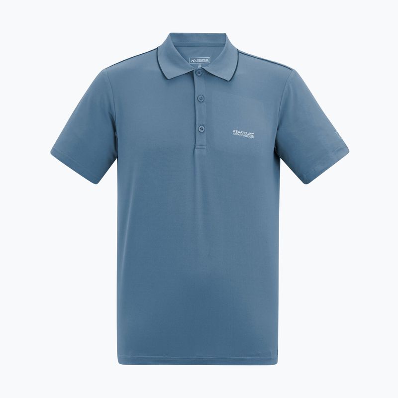 Maglietta da trekking da uomo REGATTA Polo Maverikstretch china blue 5