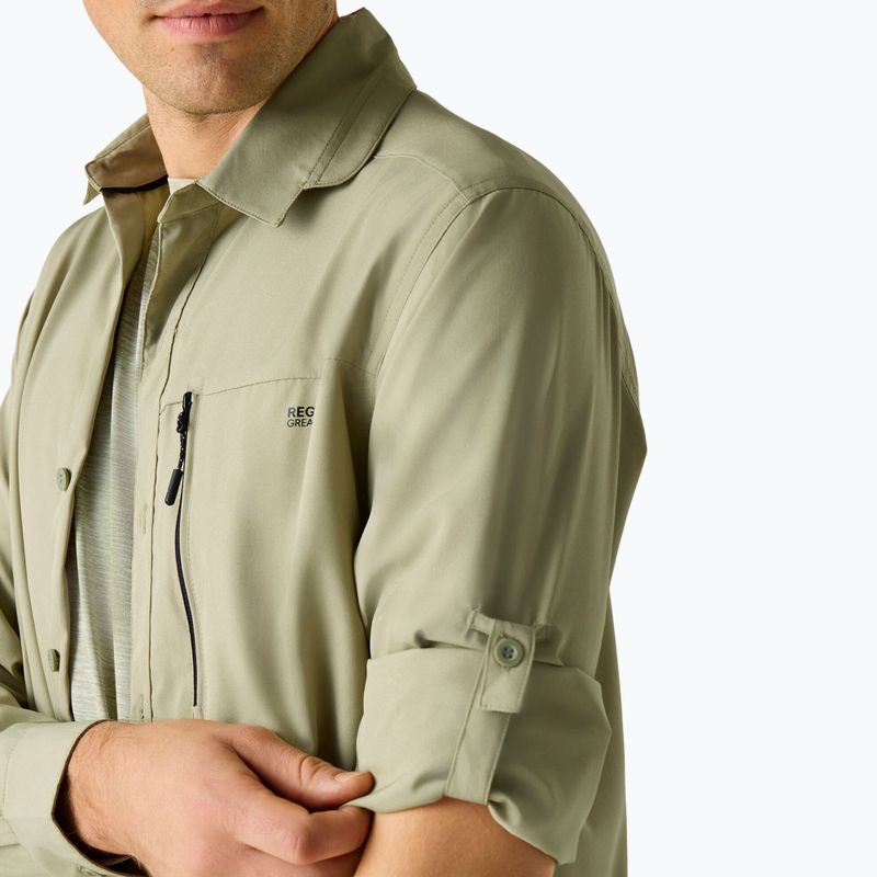 Camicia da uomo REGATTA Anti Insect Travel Light abbeystone 5
