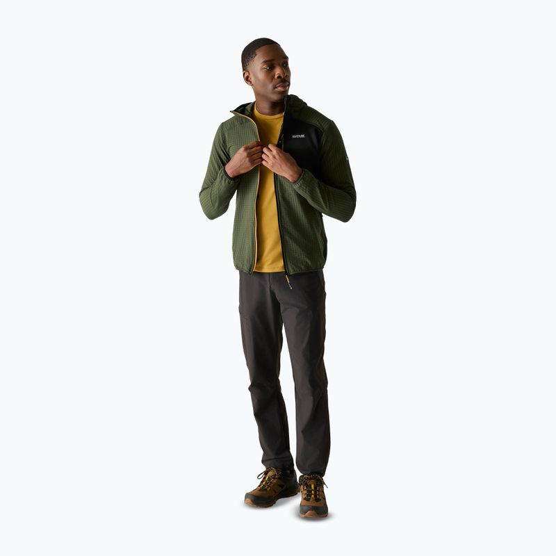 Felpa in pile da uomo REGATTA Alven dark khaki/black 2