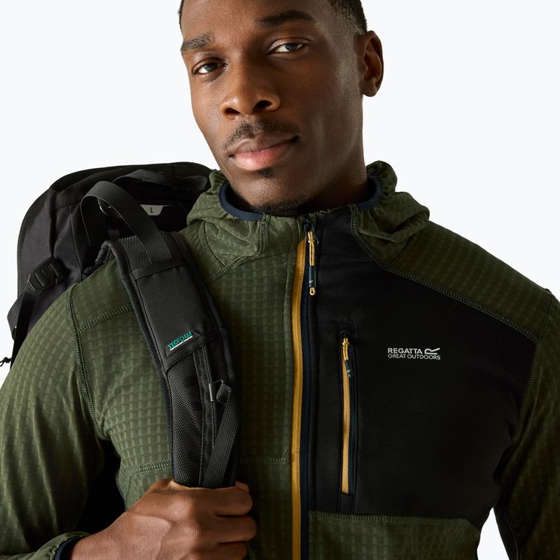 Felpa in pile da uomo REGATTA Alven dark khaki/black 4