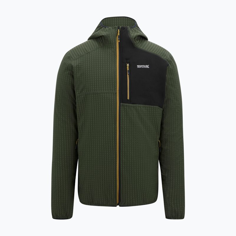 Felpa in pile da uomo REGATTA Alven dark khaki/black 5