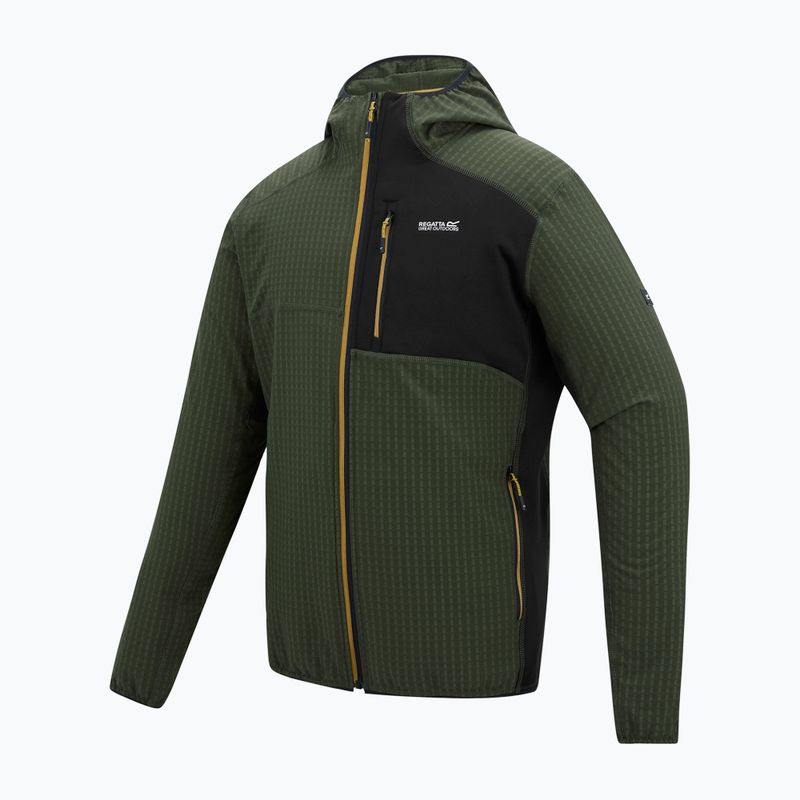Felpa in pile da uomo REGATTA Alven dark khaki/black 7