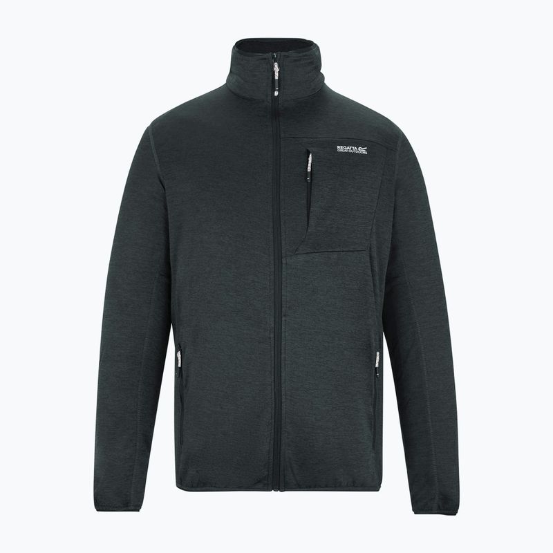 Felpa trekking da uomo REGATTA Hillden Midlayer dark storm 5