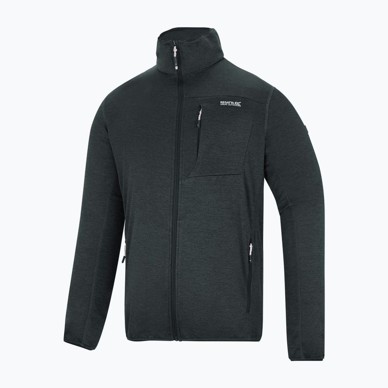 Felpa trekking da uomo REGATTA Hillden Midlayer dark storm 7