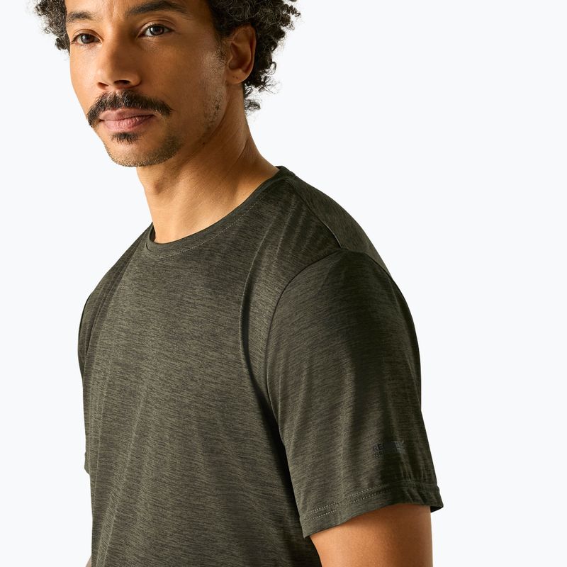 Maglietta da trekking da uomo REGATTA Fingal Edition dark khaki 4